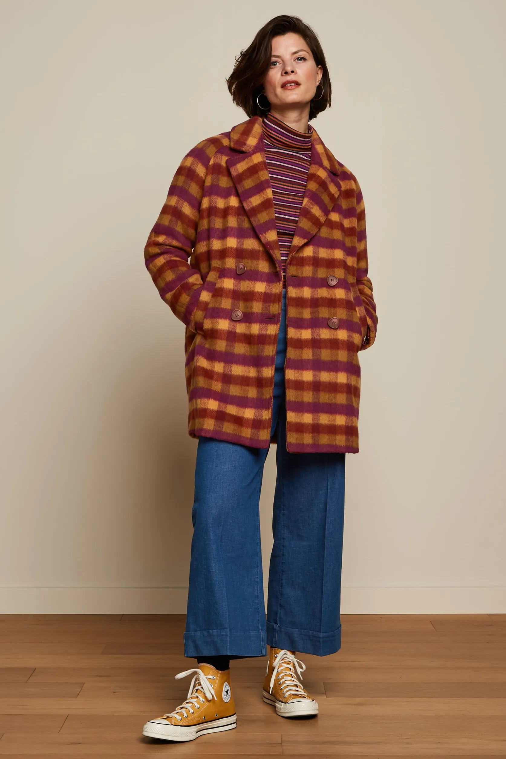 Amelie Coat Wylde Check