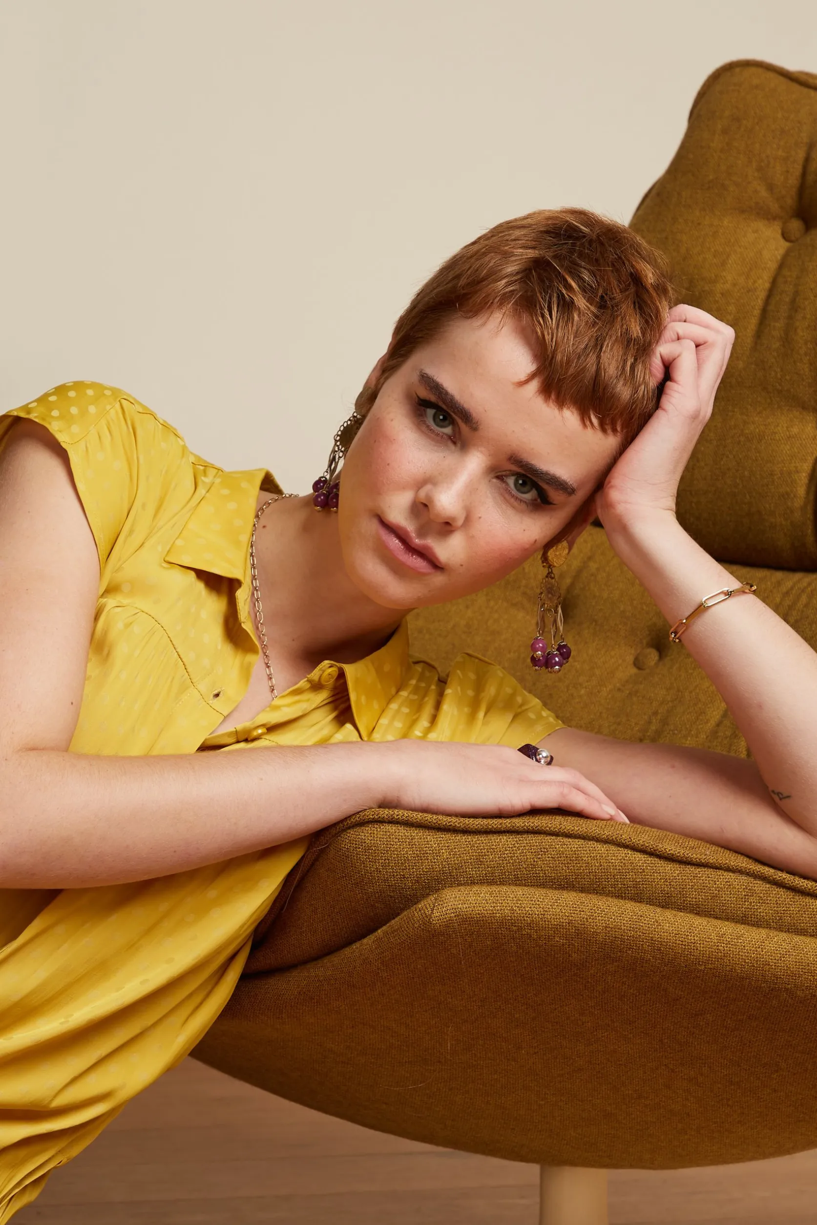 Amy Blouse Bisque