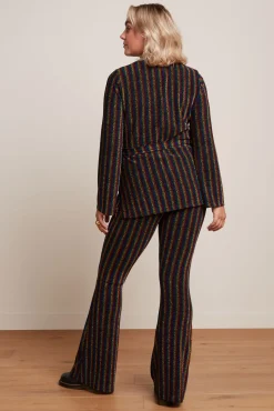 Border Flared Pants Alma Lurex