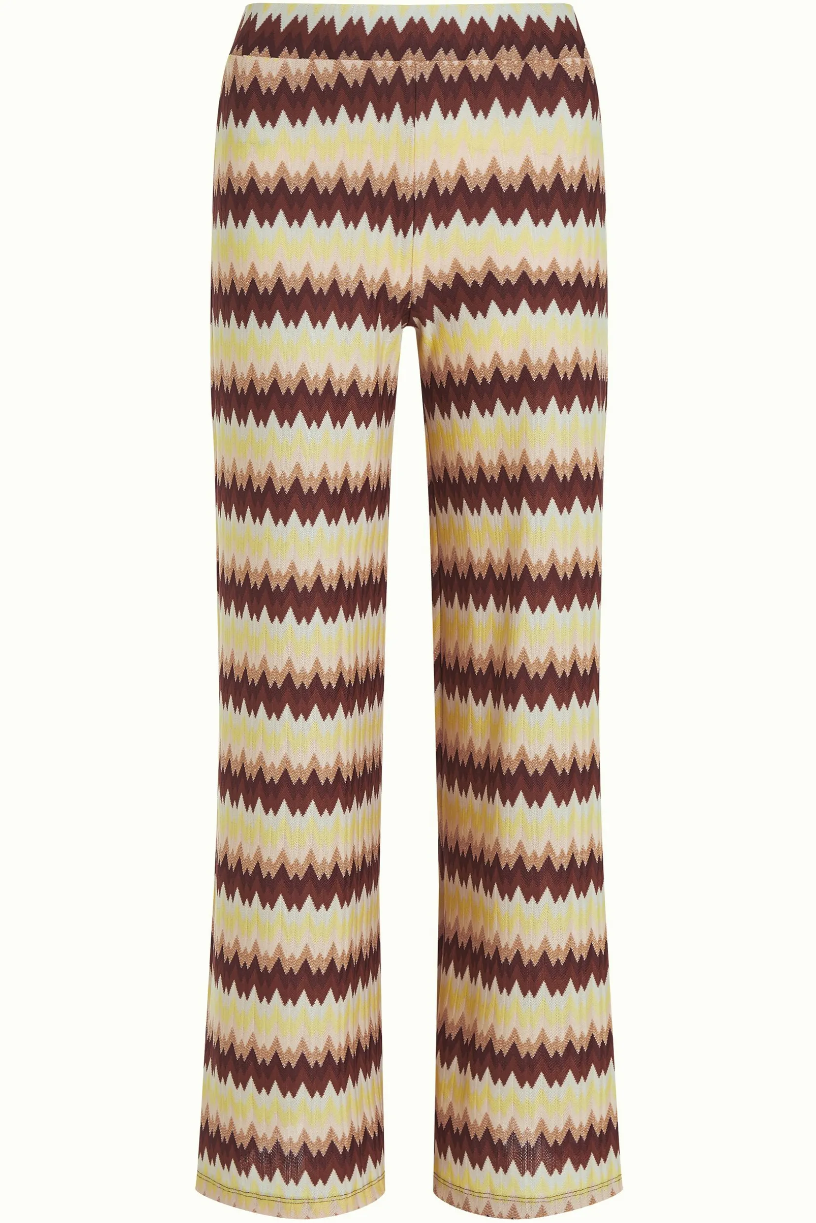Border Palazzo Pants Carmine