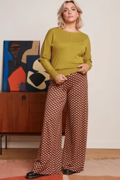 Border Palazzo Pants Valet