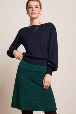 Border Skirt Duffy Jacquard