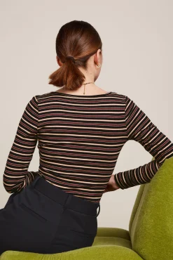 Carice V Top Pimm Stripe