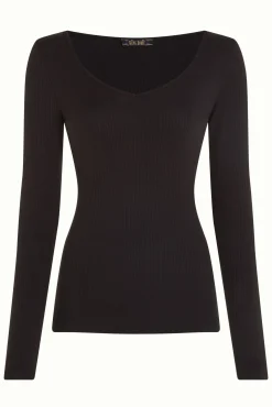 Carice V Top Uni Rib