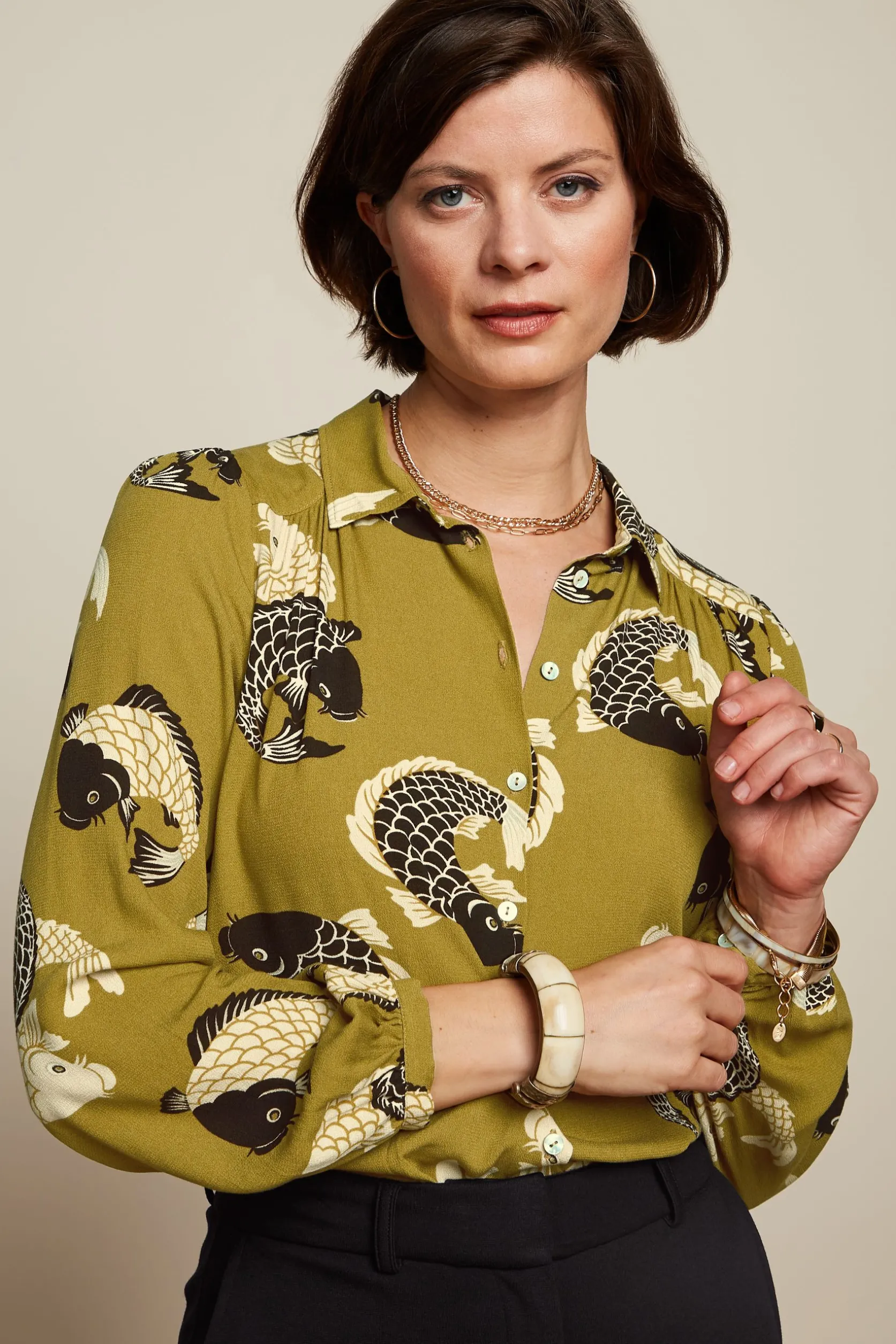 Carina Blouse Koi