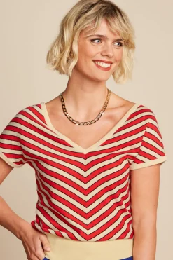 Double V Top Port Stripe