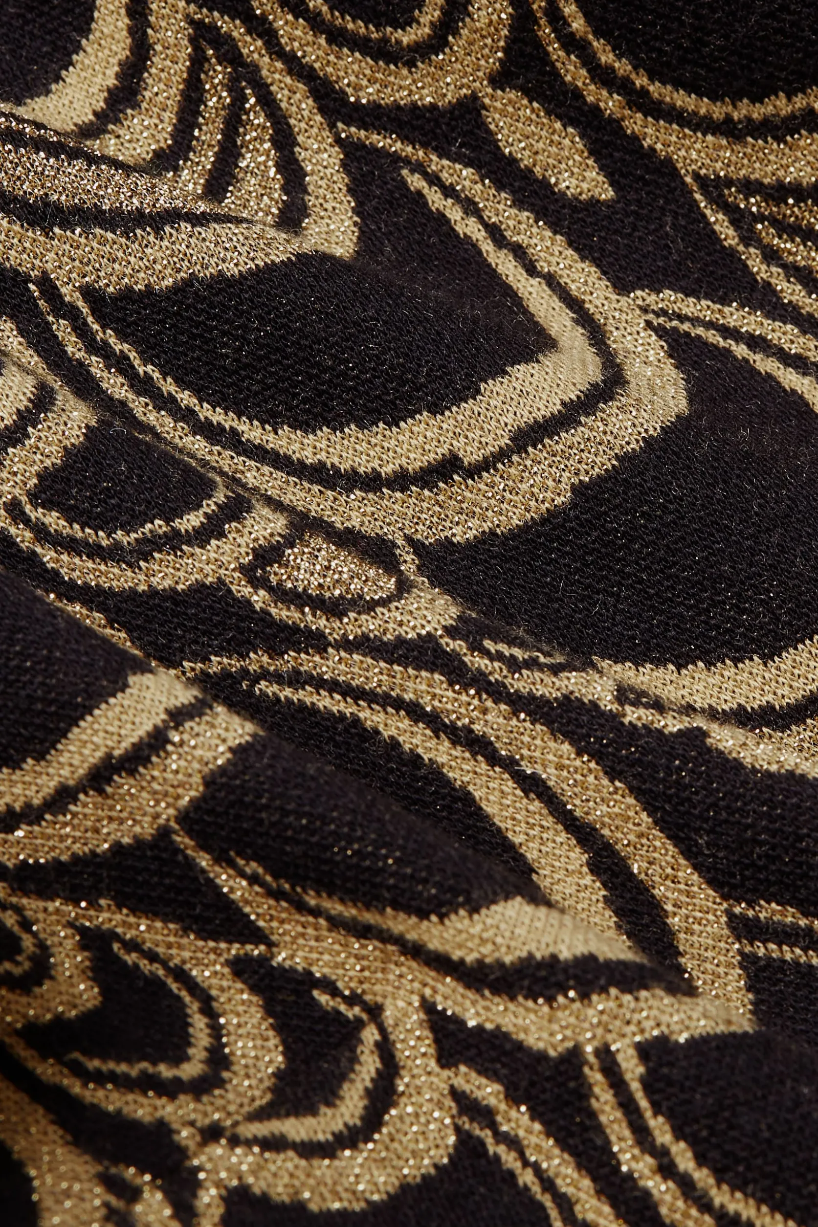 Flared Pants Bobbin Jacquard