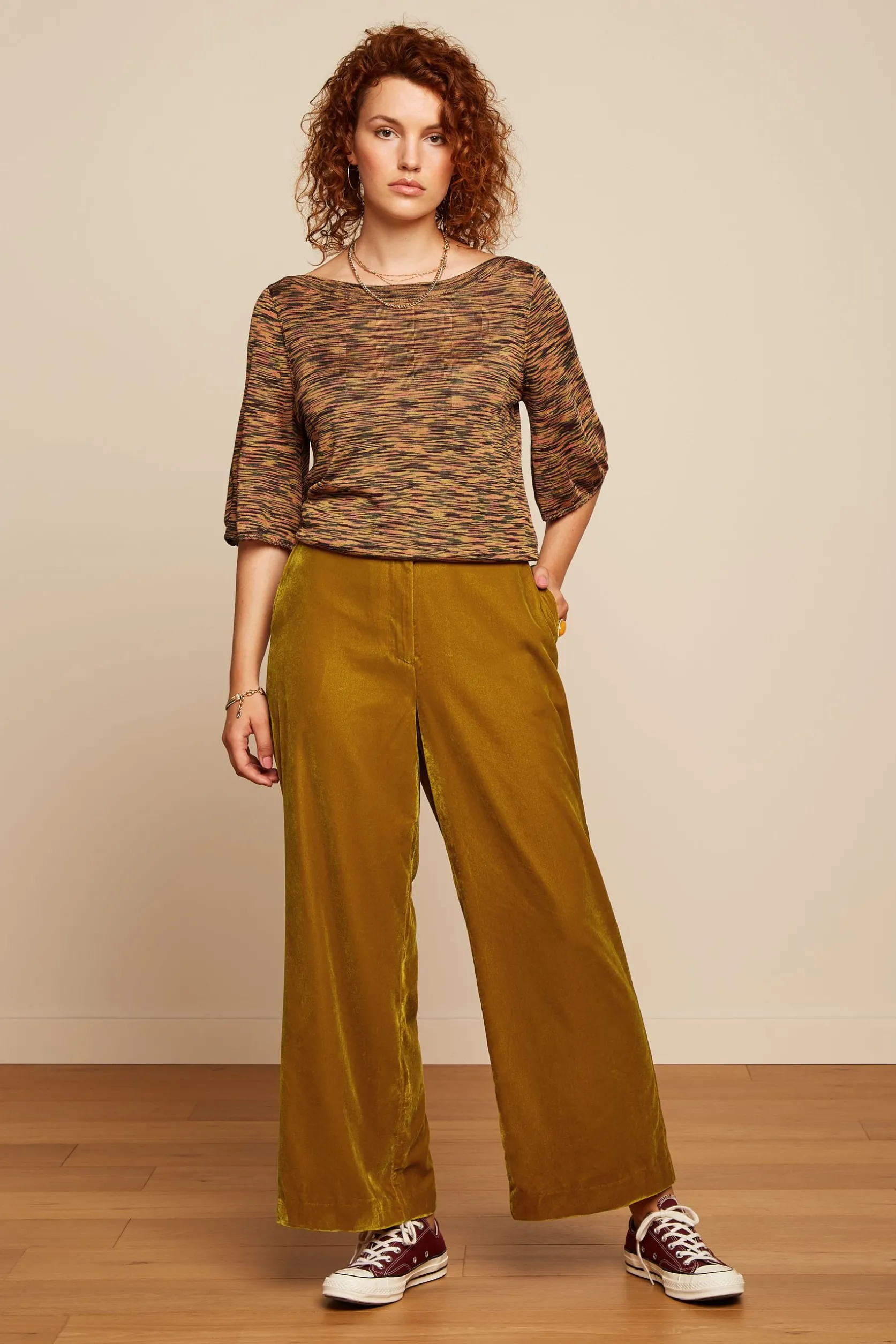 Frederica Pants Gamine Velvet