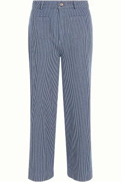 High Waist Pocket Pants Osei Stripe