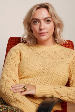 Jeannie Yoke Sweater Farfalle