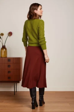 Juno Midi Skirt Milano Crepe