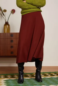 Juno Midi Skirt Milano Crepe