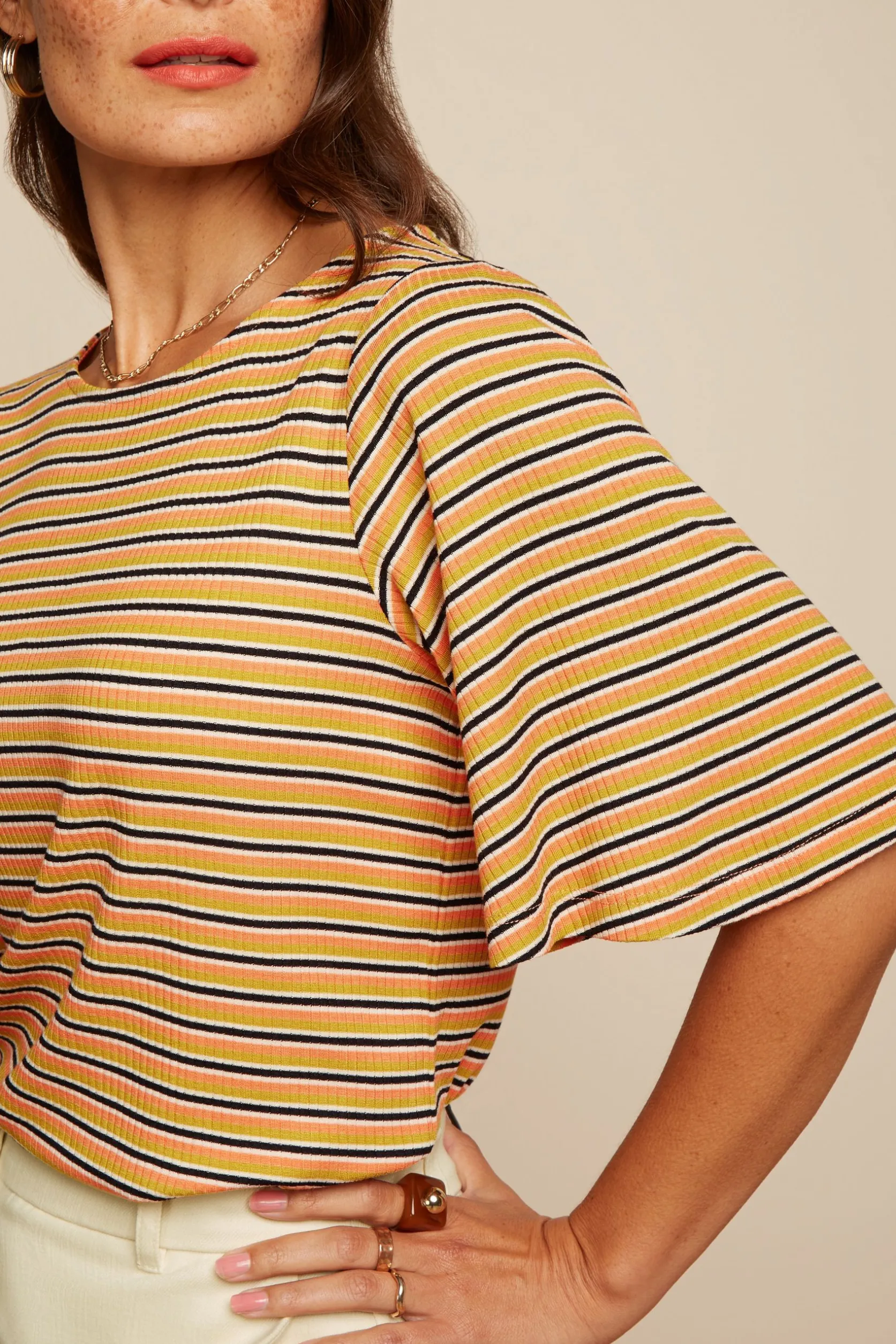 Lizzy Top Gardena Stripe