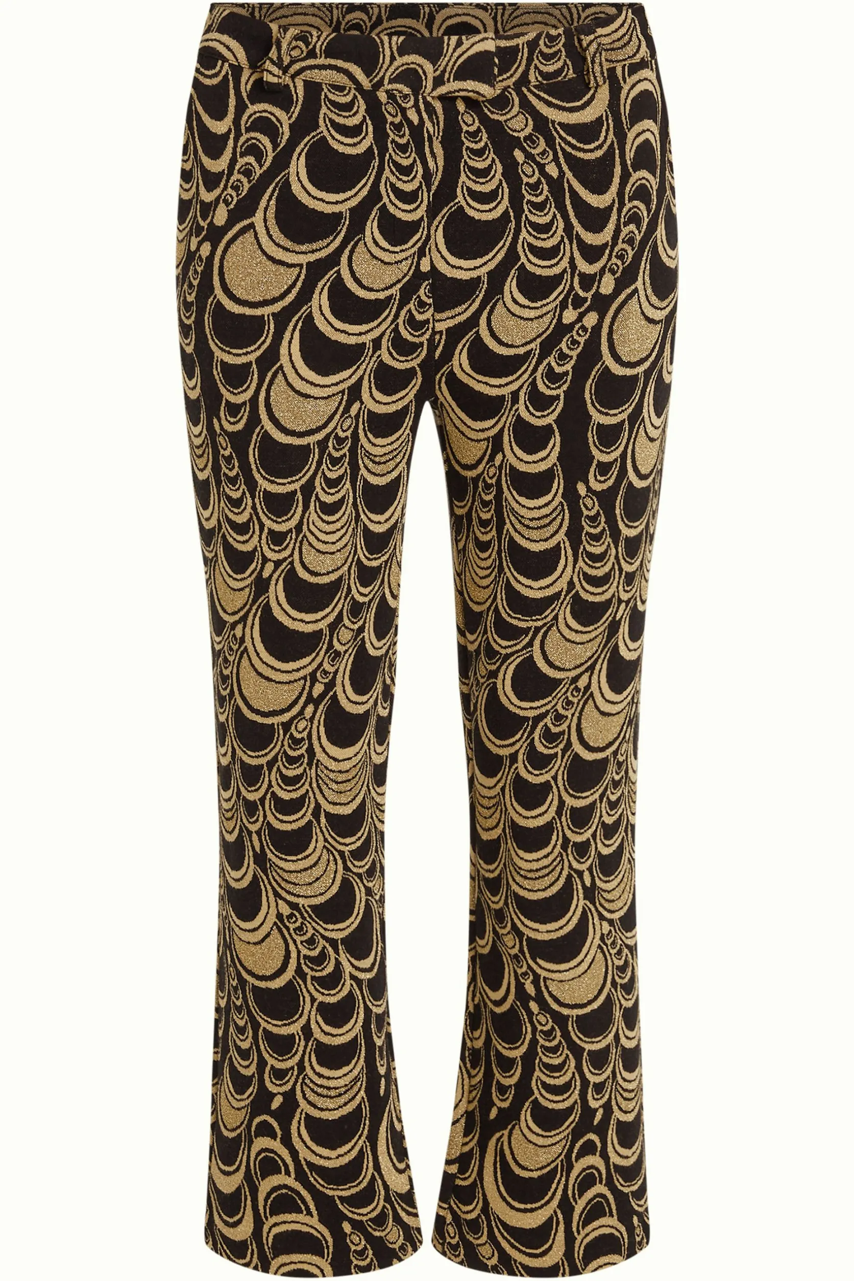Luz Cropped Pants Bobbin Jacquard