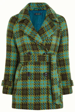 Maura Short Coat Muller Check