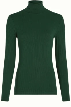 Rollneck Top Uni Rib