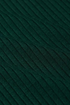 Rollneck Top Uni Rib