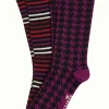 Socks 2-Pack Pied-de-Poule
