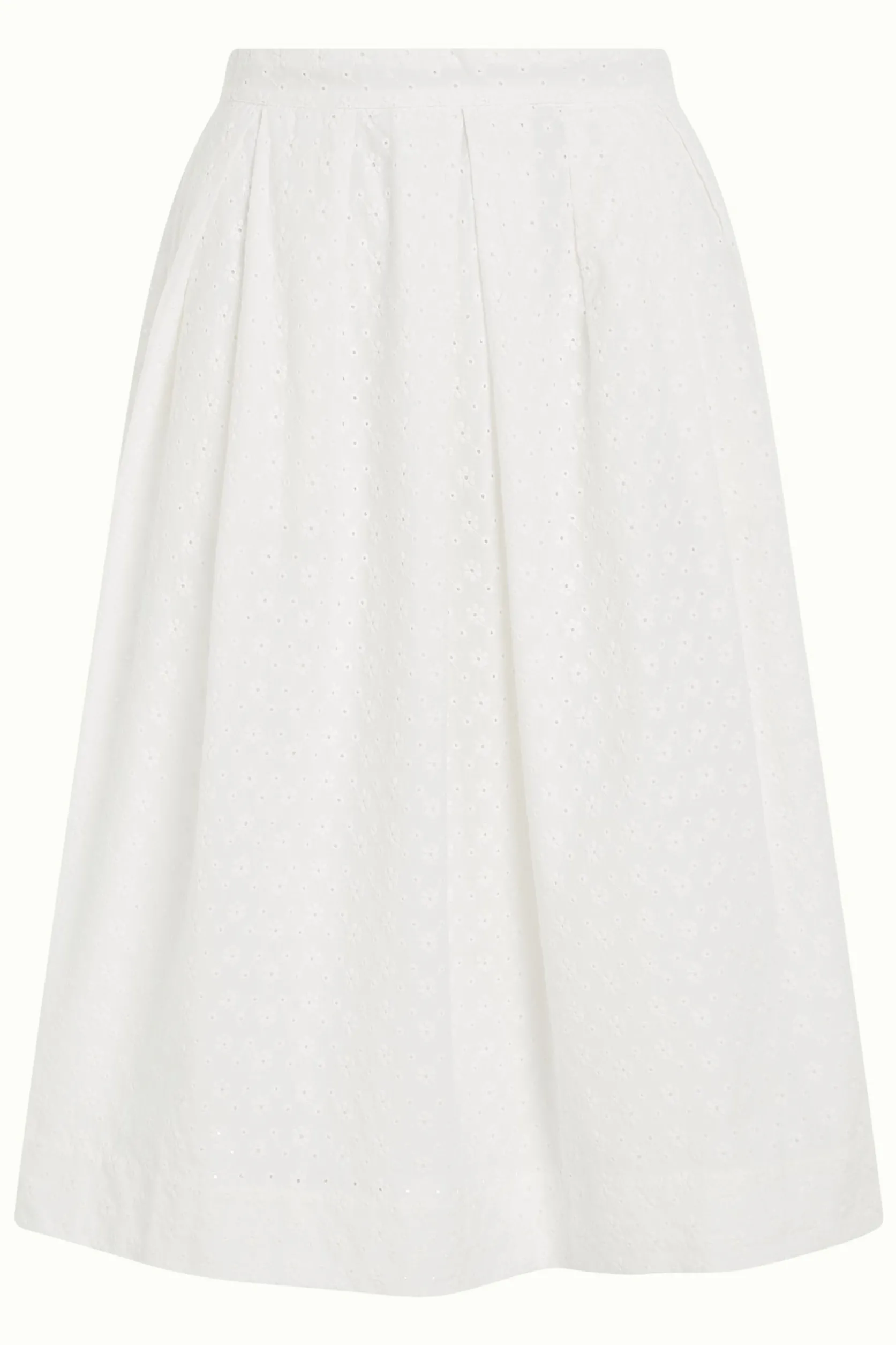 Suzette Pleat Skirt Rosa Broderie Anglaise